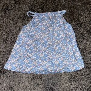 Alice Kathleen Floral‎ Print Dress Sleeveless Blue Pink White Summer Size 6